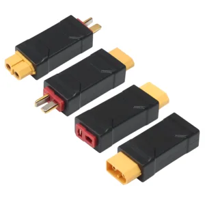 Heavy Duty XT60 to Deans T Plug Adapter Male Female Copper Contact Connector for RC Lipo Battery ESC Drone Car OEM ODM Logo