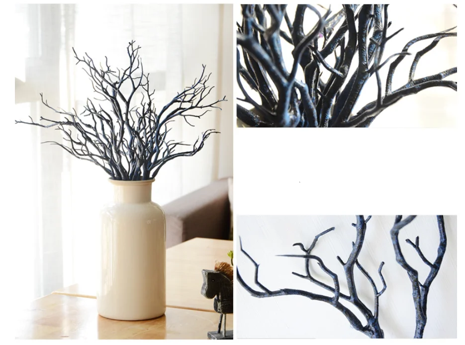 Wholesale Artificial Plastic Plants Dry Tree Branches For Indoor