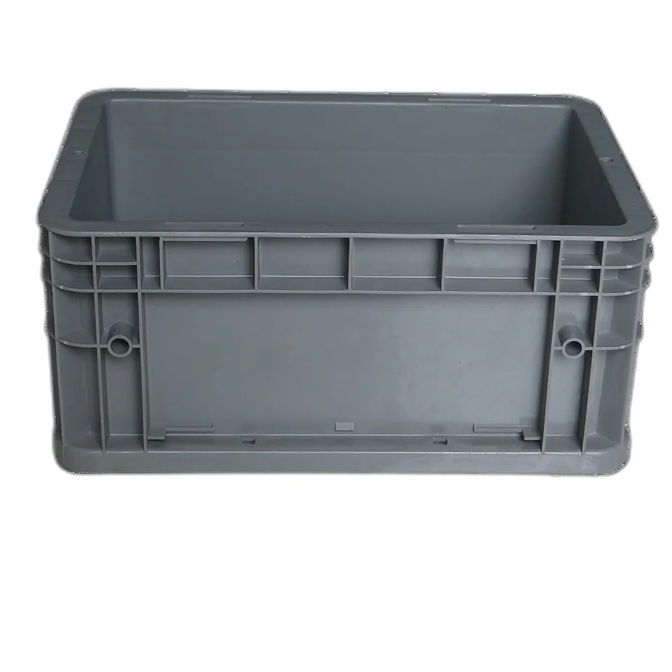 NEXARA Stackable PP 300-147 Heavy-Duty Durable Plastic Crates Solid Logistics Boxes in Various Sizes for Different Scenarios