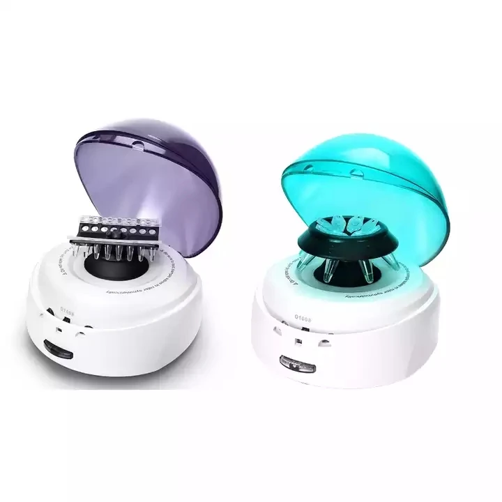 IKEME 7000rpm Lab Mini Prf Cgf Microcentrifuge Medical Lab Centrifuge Machine 0.2ml 0.5ml 1.5ml 2ml Tubes Micro Mini Centrifuge