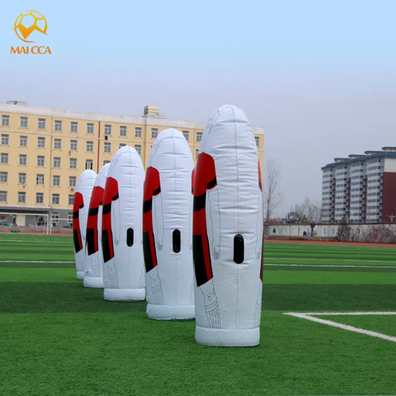 Maicca Sports Plastic Football Mannequin Soccer Training Pvc Inflatable Training Dummy For
