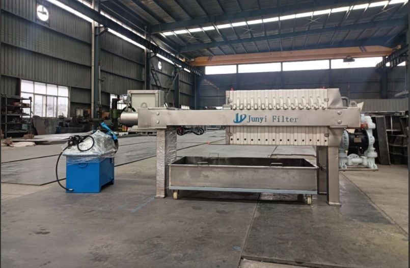Stainless Steel Plate Frame Filter Press Machine for Food and Beverage ...