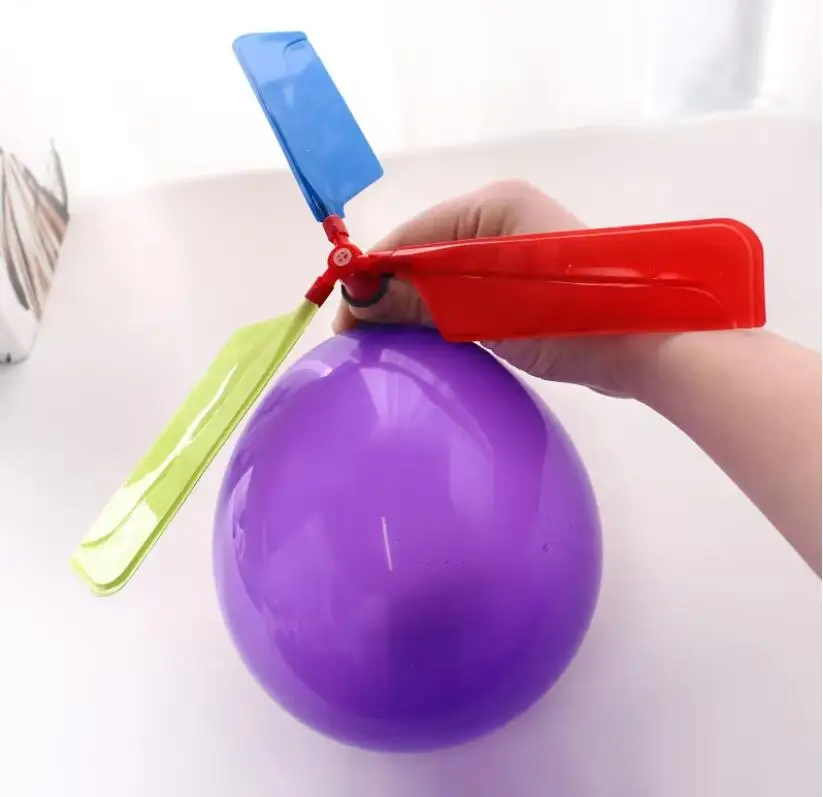 Flying Propeller Airplane Balloons DIY Balloons Helicopter Kids Toys Balloon Plane Toy for Party Games