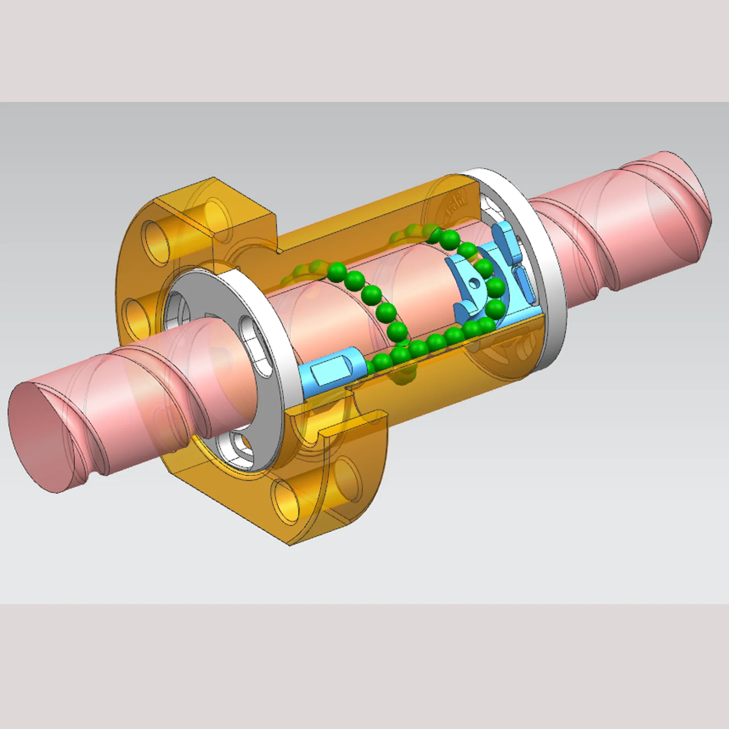 Bearing-Type SFU/SFNU Screw Nut with Rolled Ball and End Machining ...