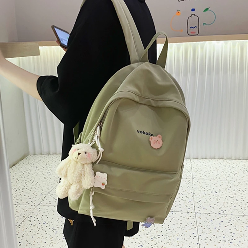 Mochila Para Mujer de Nylon Impermeable Multi-bolsillo - DonBodegon