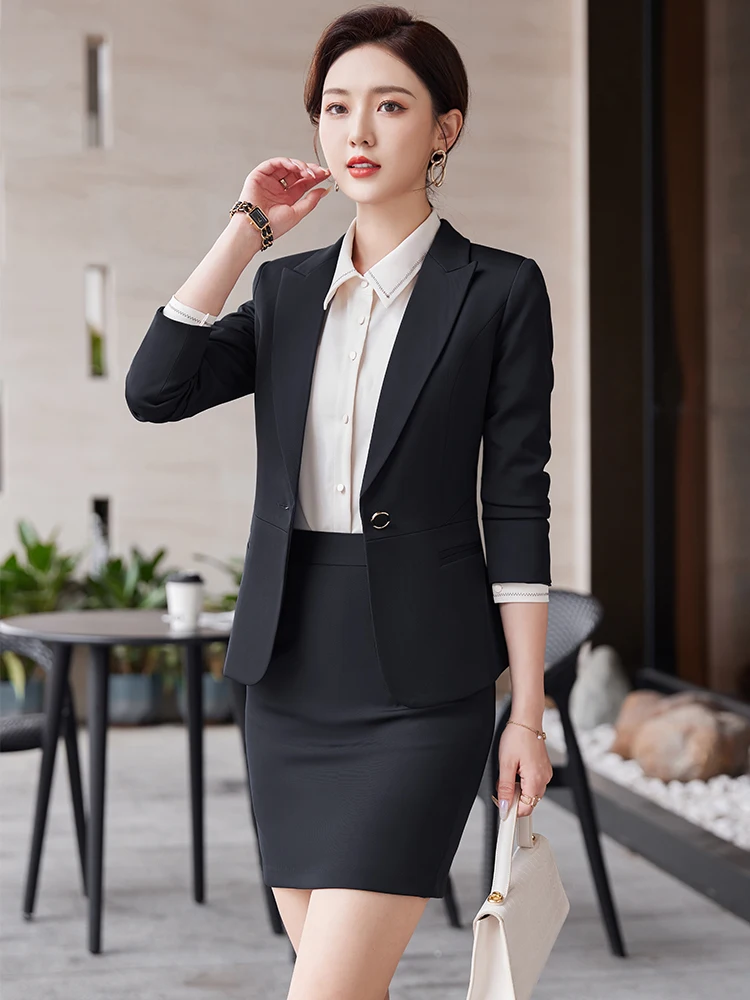 China Factory Formal Smooth Fabric Single Button Pant Suit For Women ...