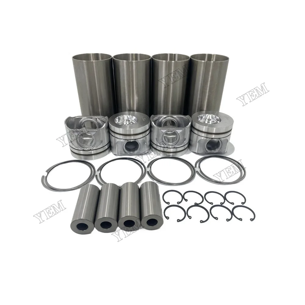 Cylinder Liner Kit Compatible for Caterpillar 3204s Aftermarket Engine Spare Parts 3