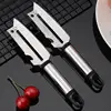 Knife with stainless steel handle White
