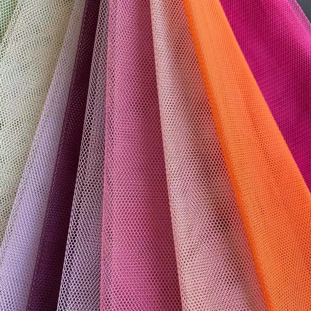 Polyester Stiff Mesh Hard Crinoline Net Fabric for Wedding Dress
