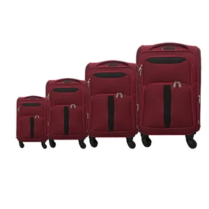 Wholesale Custom Logo Soft Luggage Sets 4pcs Suitcase With Custom Logo
