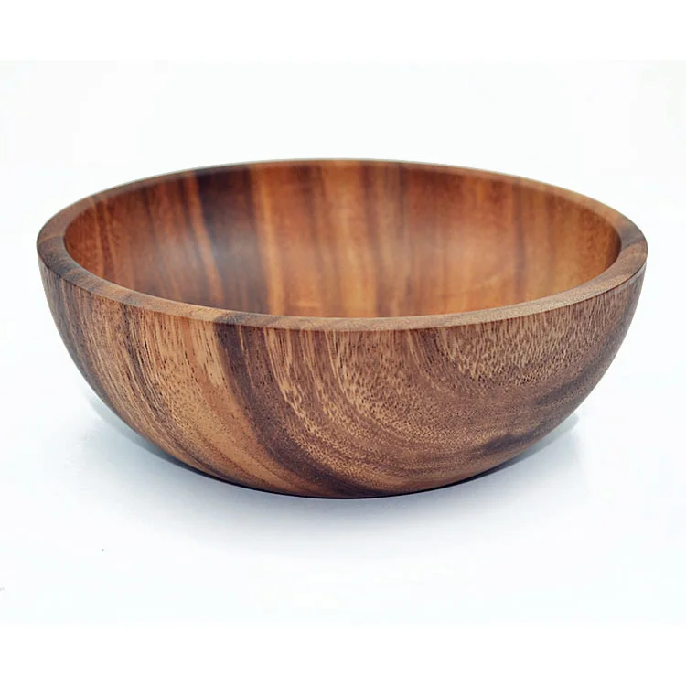 Горячая распродажа, деревянная Салатница для сухих фруктов, деревянная Салатница из акации, деревянная Салатница