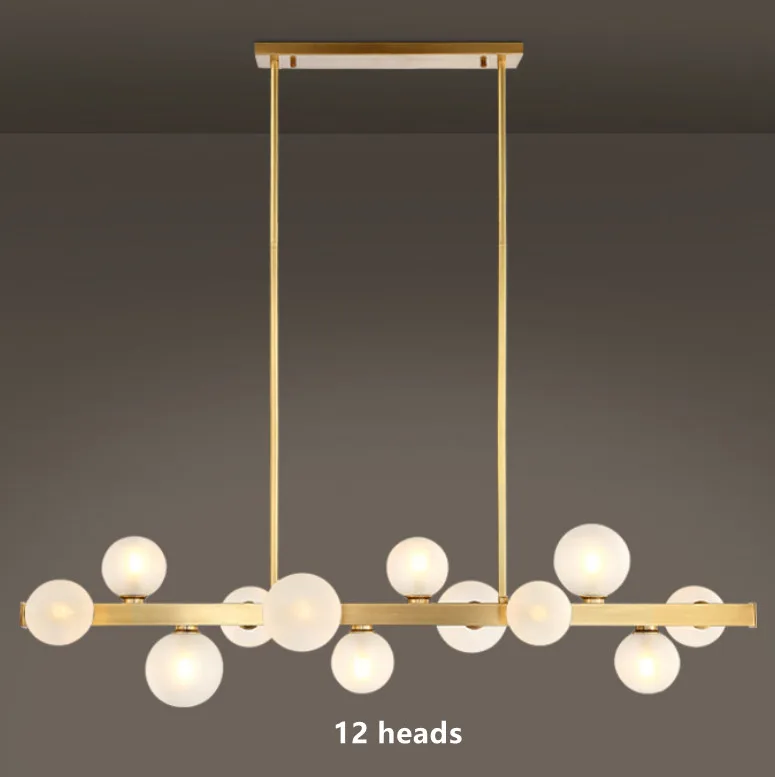 Nordic lighting glass light pendant home decor modern gold dining lights luxury chandeliers