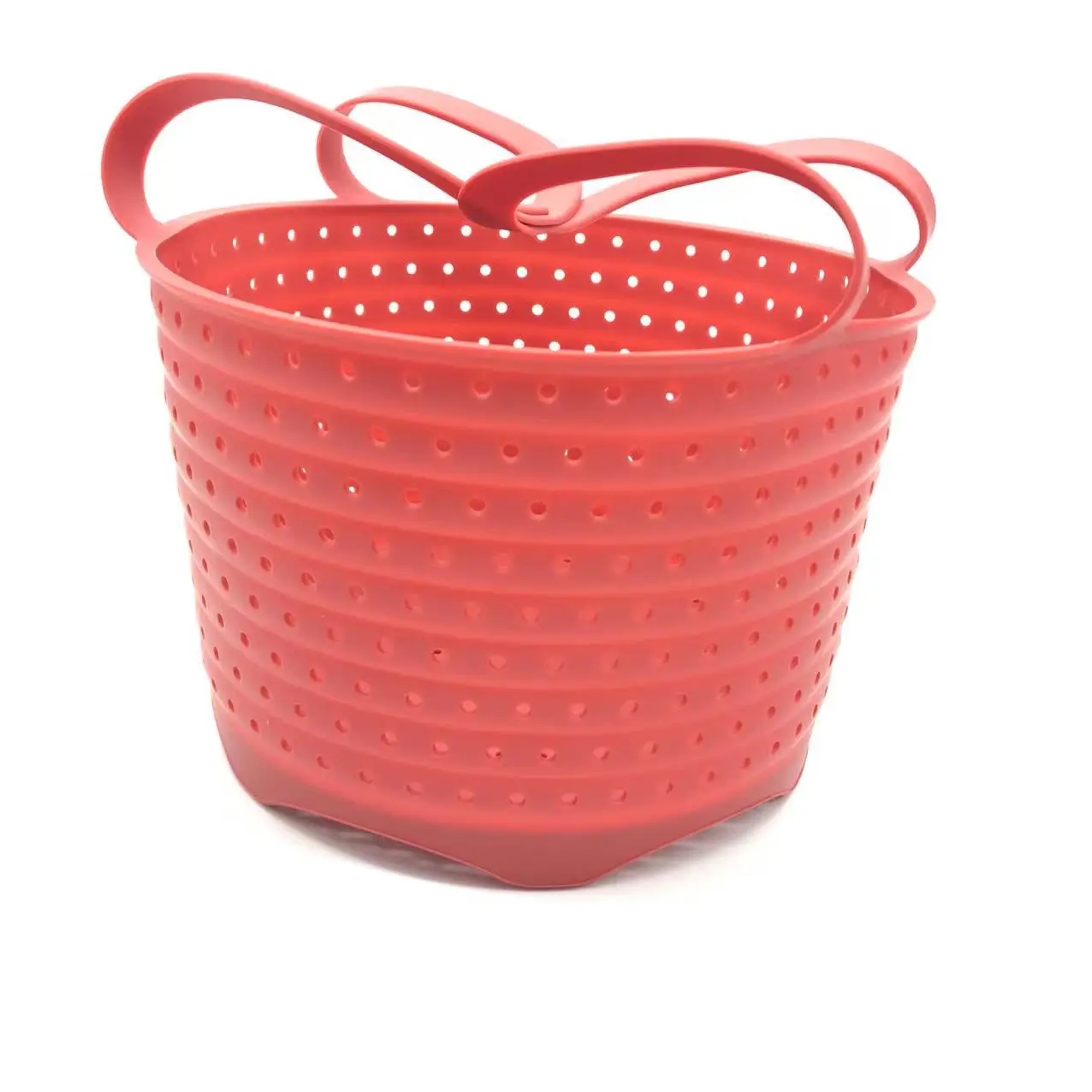 Лидер продаж Прямая поставка с завода силиконовая корзина фильтром для фруктов и овощей складной паровой лоток многофункциональный