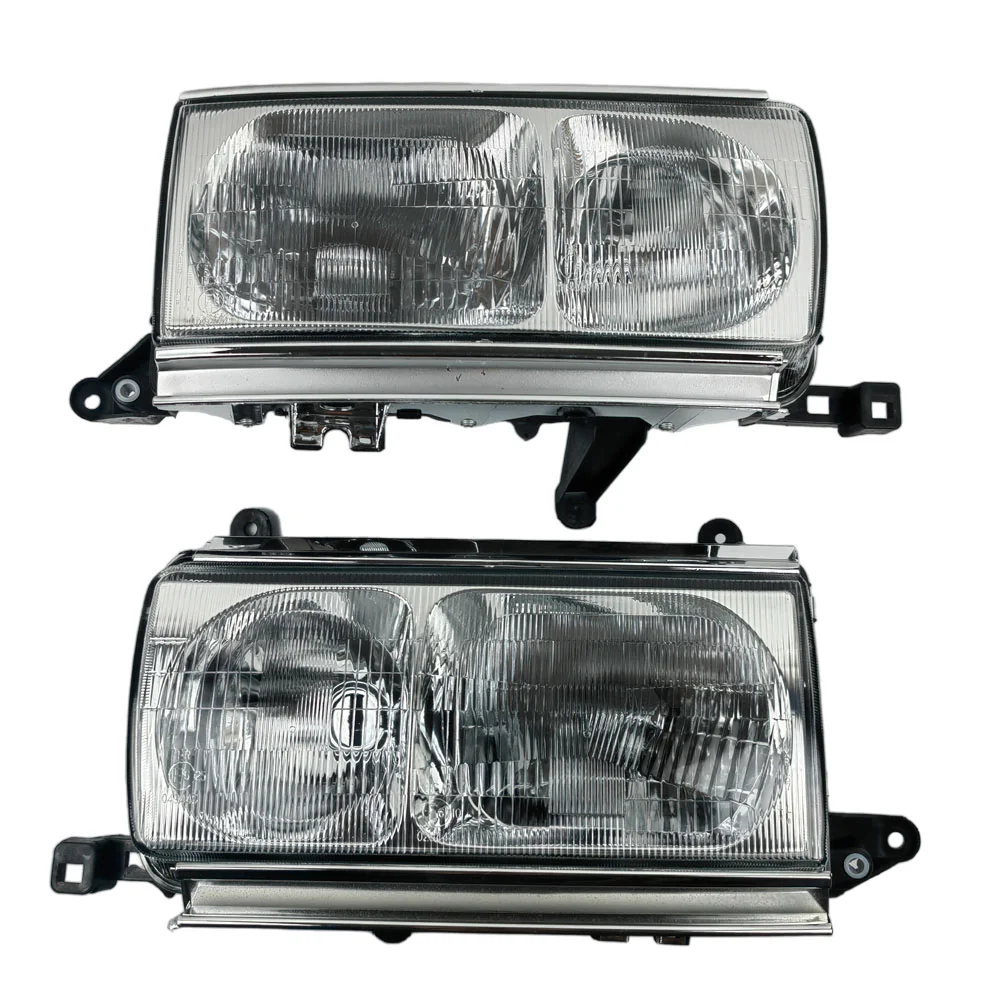 Toyota Land Cruiser LC80 FJ80 Headlamp Pair - 100W Halogen