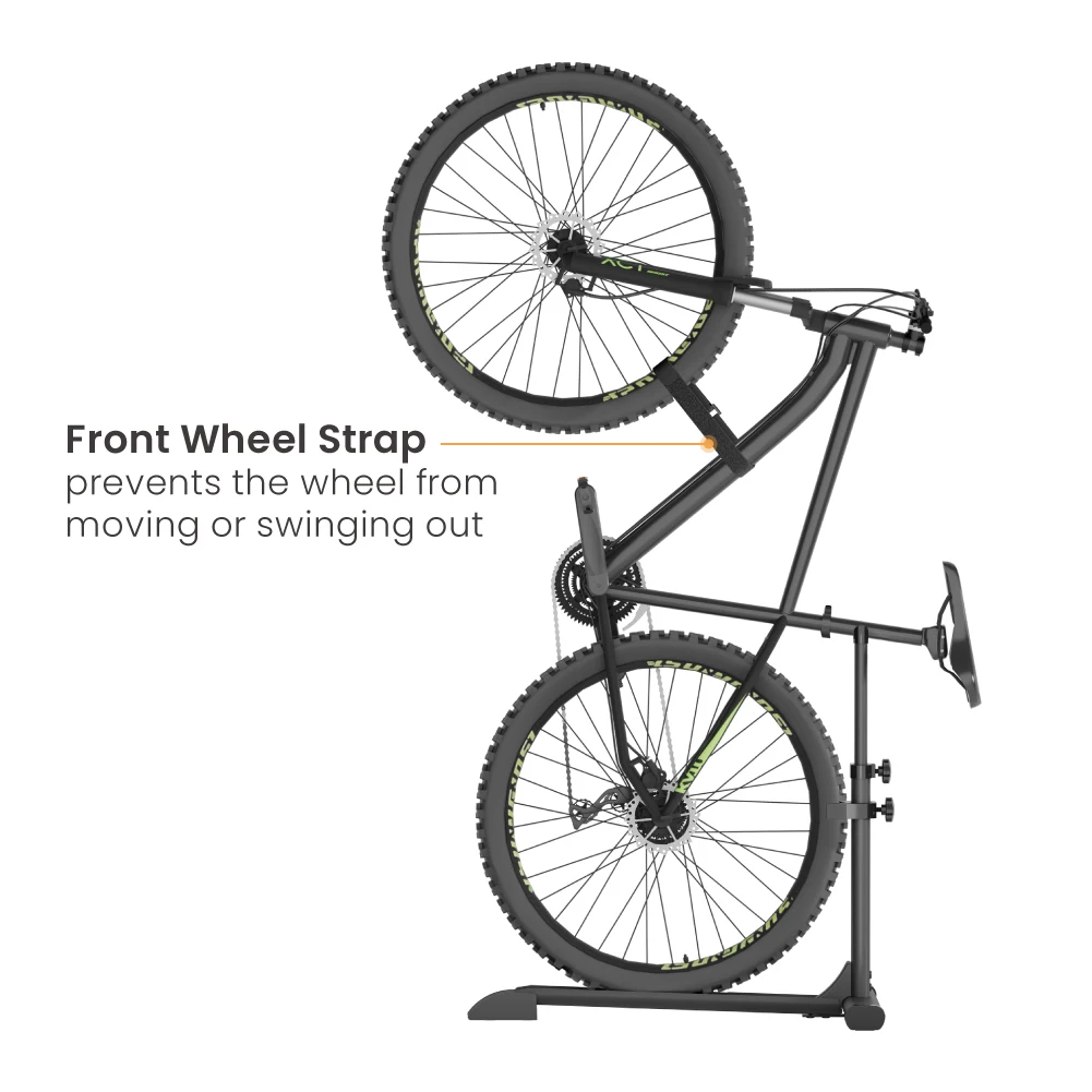 Lbs05 Freestanding Vertical Bike Stand Rack Upright Bicycle Floor Stand For Garage Indoor Bike
