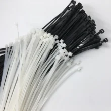 3.6*350mm Plastic Cable Tie Smart White Zip Tie Wire Strap Nylon Cable Tie Manufacturer Wholesale for Wiring Harness