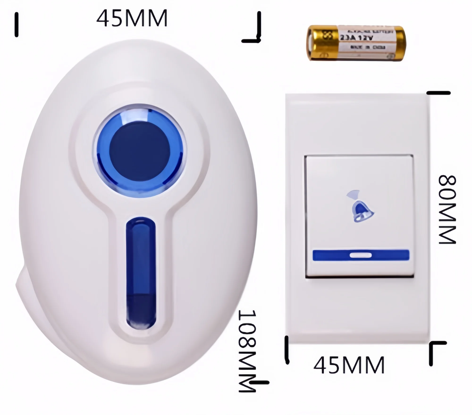 St doorbell wireless Chime Smart wifi ring Plug Chimes doorbells for home with 2 plugih recelve Electric best ring Door Bell