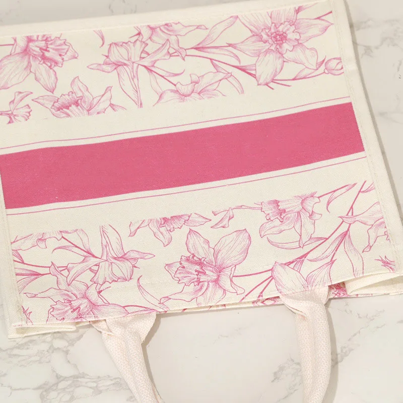 Custom Logo Eco-Friendly Waterproof Cotton Canvas Tote Bag Rope Fashion Patterns Recycled Nature Sustainable Shopping Solution factory