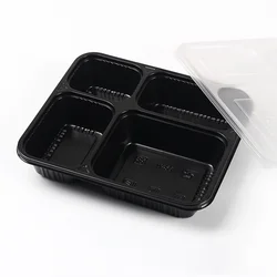DTBPRQ Bento Box Plastic Lunch Box Office Car Can Microwave Oven