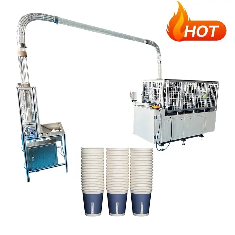 Fully Automatic Paper Coffee Cup Making Machine - 100-120 Pcs/min