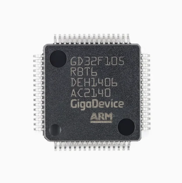 original Stock Microcontroller IC Chip GD32F105RBT6 Replace STM32F105RBT6 MCU 32BIT 128KB FLASH STM32F105 Hot Sale