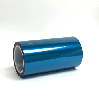 Mass Production Lithium Battery blue PET Protective Film For Screens