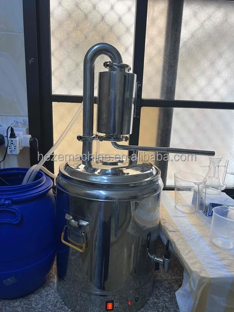 Essential Oil Extraction Distiller Equipment Rose Aroma Essential Oil Extraction Machine