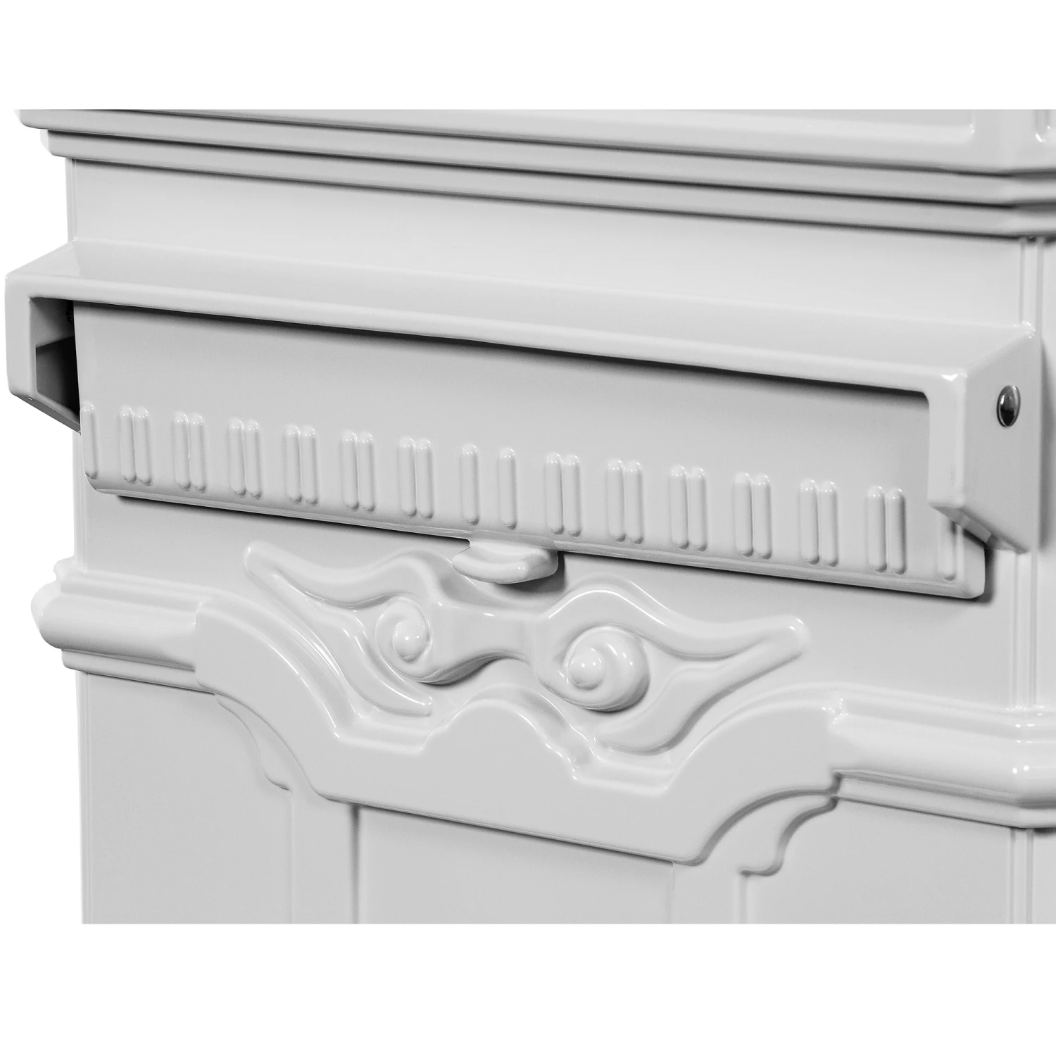 Smart No Rust Standing Cast Metal Mailbox Lock Letter Box Post Box Outdoor Aluminum Letterbox Standing Post Mailbox