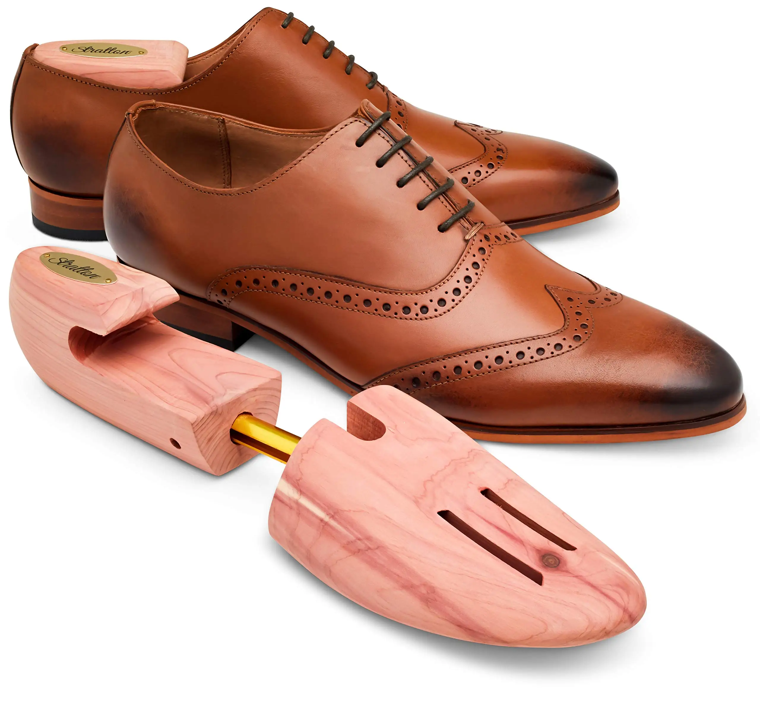 GROWN IN USA STRATTON CEDAR SHOE TREE VALUE-PACK FOR MEN GREAT GIFT FOR MEN 