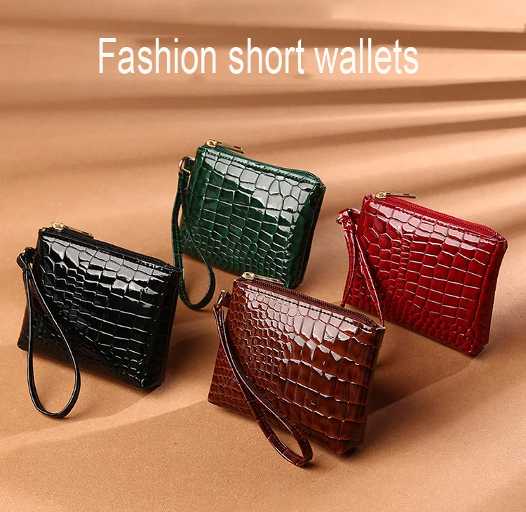 Short Women Leather Wallet Small Women Purse Designer Ladies Wallet Genuine Leather  Female Coin Purse Mini Girl Wallet