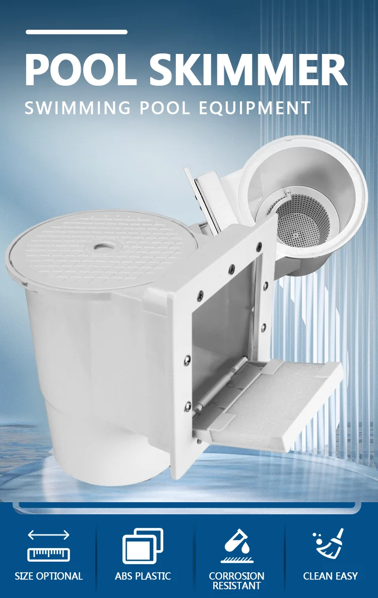 Wide Mouth Pool Leak Skimmer Water Crown Wall Skimmer For Concrete ...