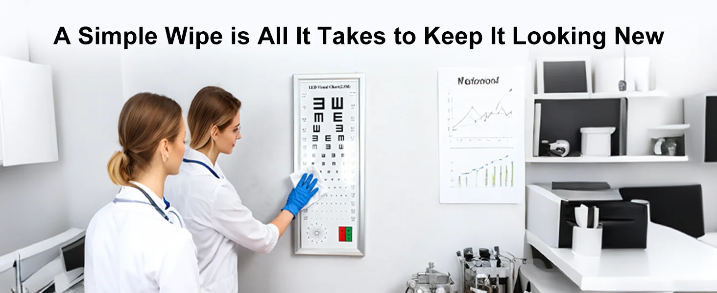 Multi-functional Chart Options Digital Visual Test Distance Led Acuity Eye Vision Test Chart Visual Chart