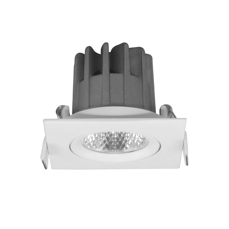 Adjustable Dimmable LED Ceiling Down Light 5W 7W 12W 20W 30W Recessed LED Square Downlight