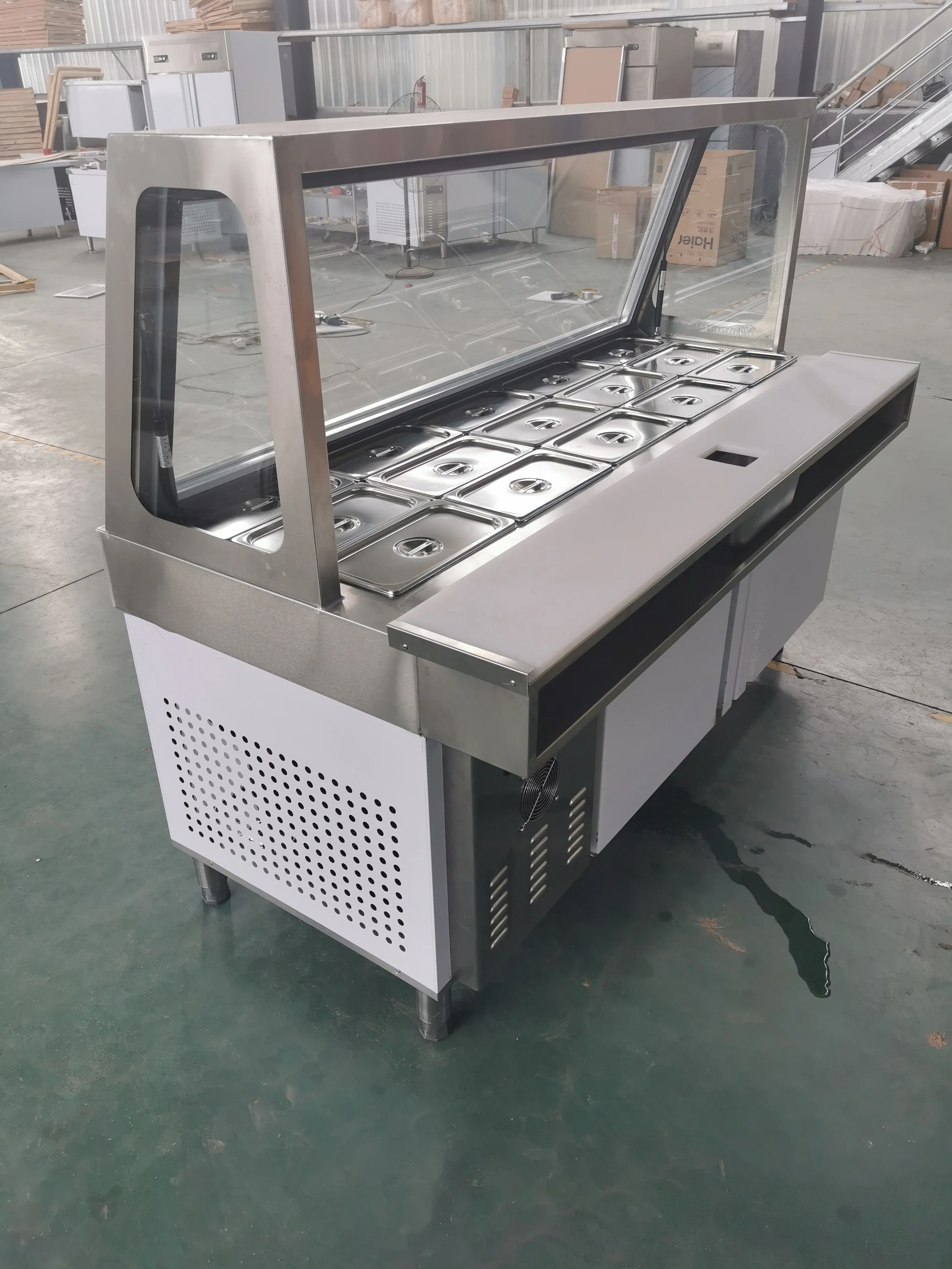 Commercial Salad bar Counter Display Fridge Refrigerator