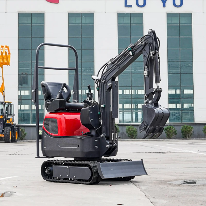Free Shipping Mini Excavator 1 Ton Epa New Crawler Digger Briggs&Stratton Gasoline  Engine Small Excavators 1 Ton Machine