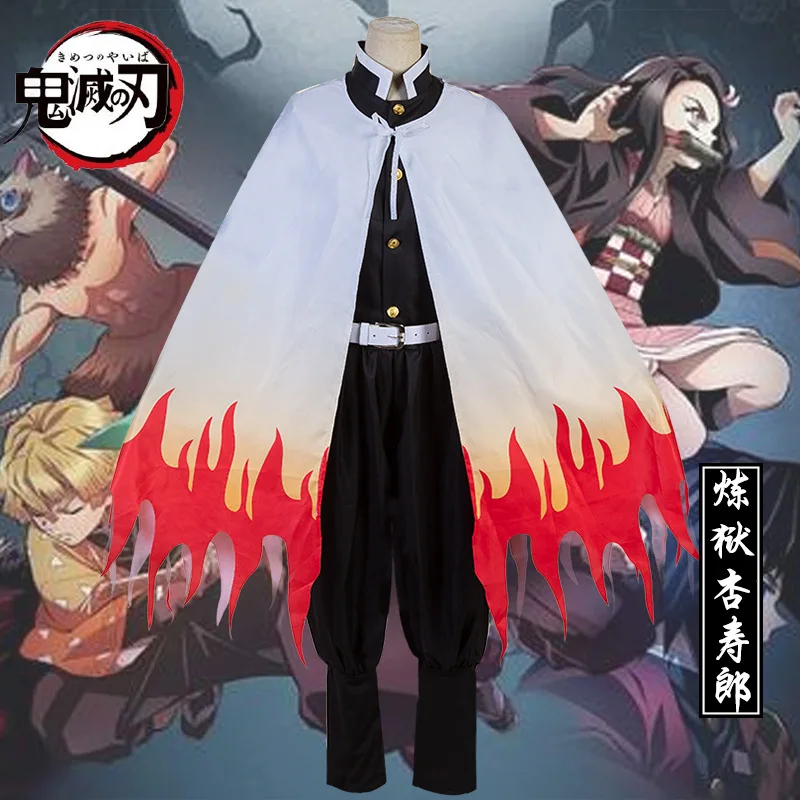 Caçador de Demônios de Anime: Kimetsu No Yaiba Zenitsu Giyu Tanjirou Kamado  Nezud Cosplay Feminino Masculino Fantasia de Kimono Uniforme GJCE.
