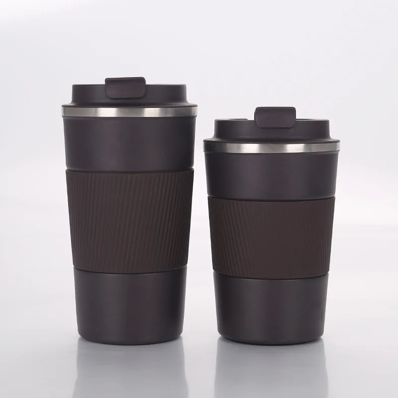 Portable 510ML 16OZ coffee mug double wall stainless steel vacuum thermos  water bottle with lid