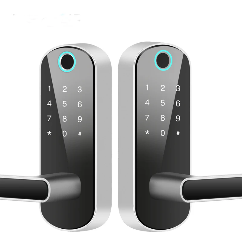 Smart Bluetooth Fingerprint Door Lock With TTLock App Touch Keypad Electronic Fingerprint Handle Cerradura Inteligente