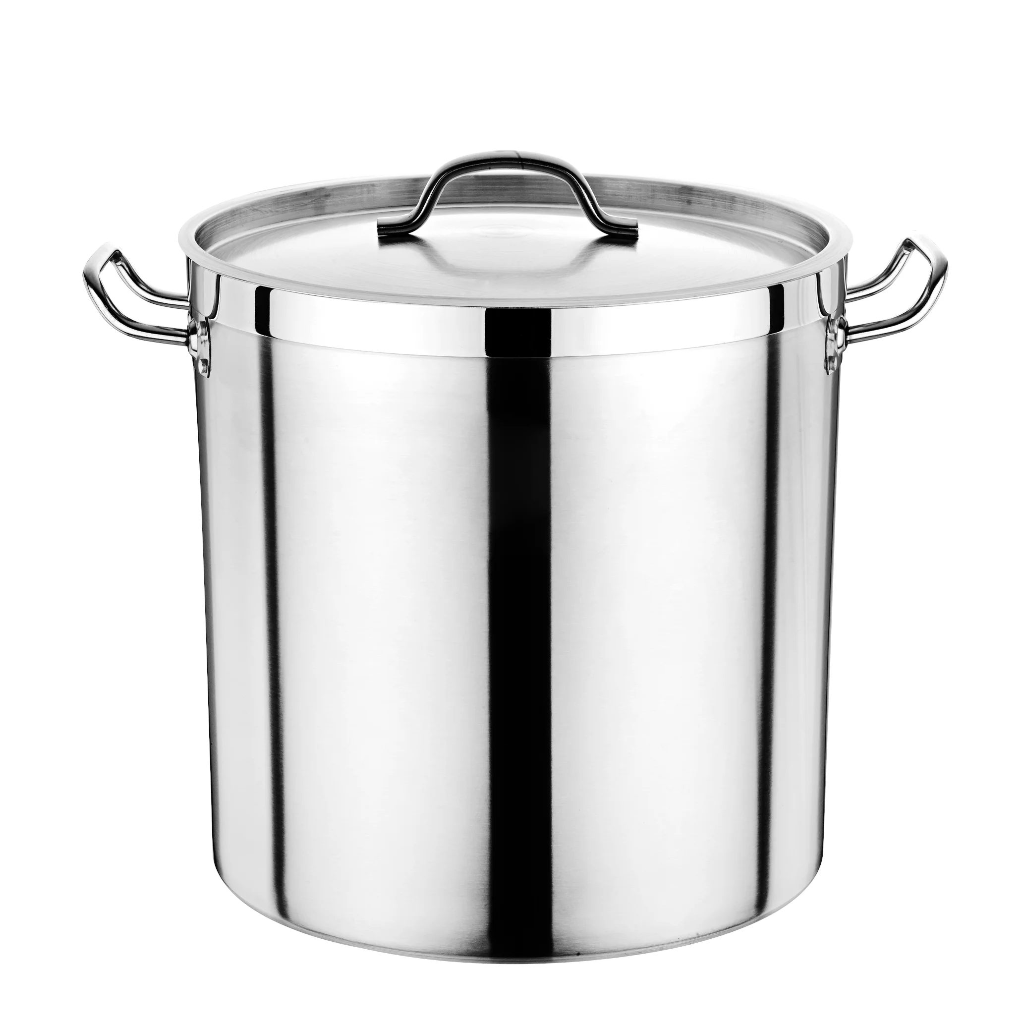 Stainless Steel Stock Pot Heavy-duty Large Commercial Induction Cooking Pot Set Soup Bucket_5