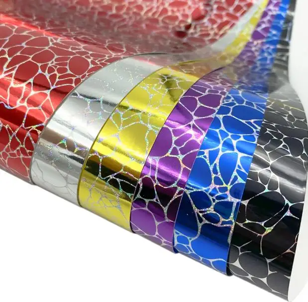 Pvc 12" X 12" Permanent Holographic Adhesive Vinyl Roll