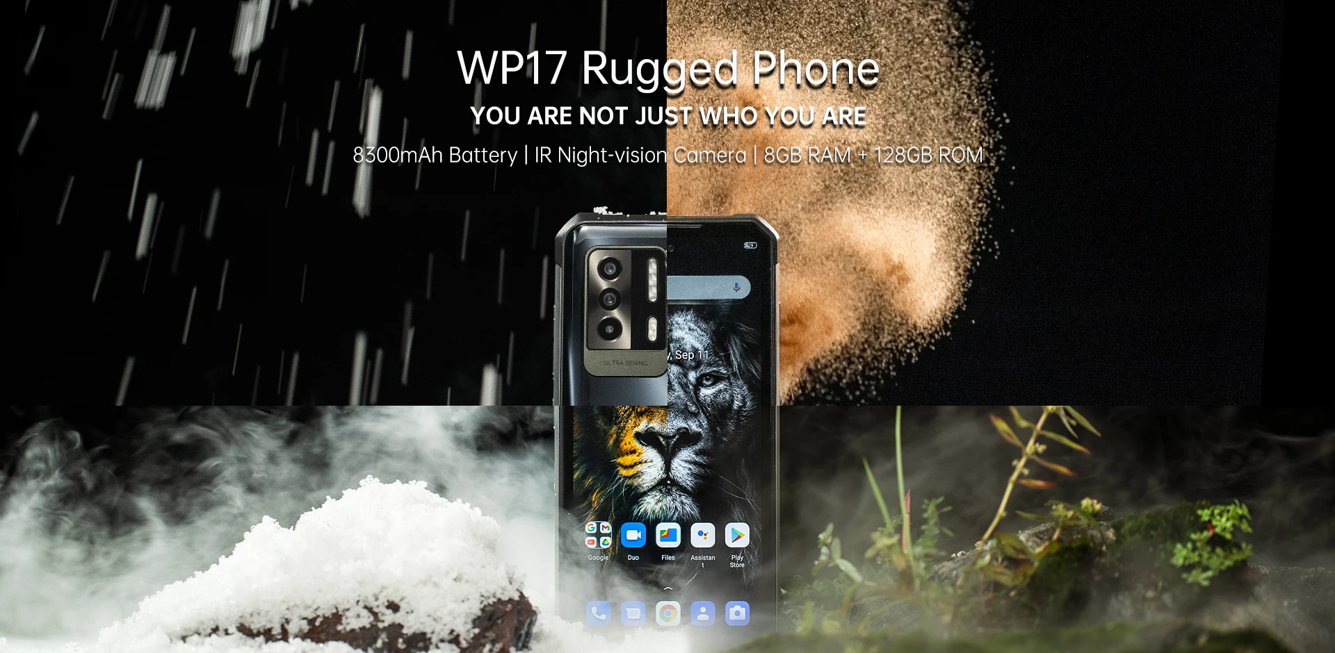 Global Version Oukitel WP17 Smartphone 8GB+128GB 6.78Inch 8300MAH Mobile Phones NFC Cellphone
