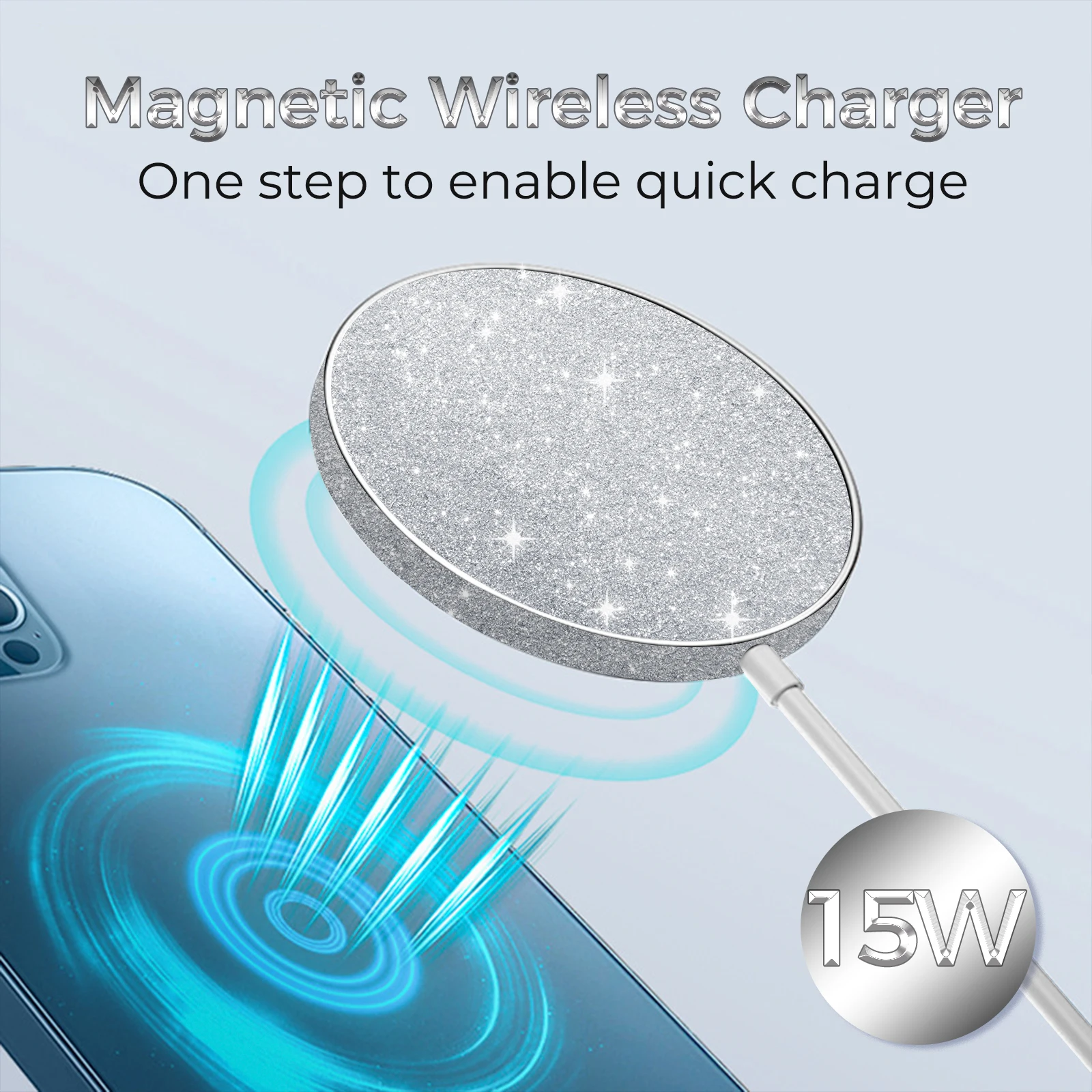 2023 New Arrival Shining Phone Accessories Gift Set With Logo 3 In 1