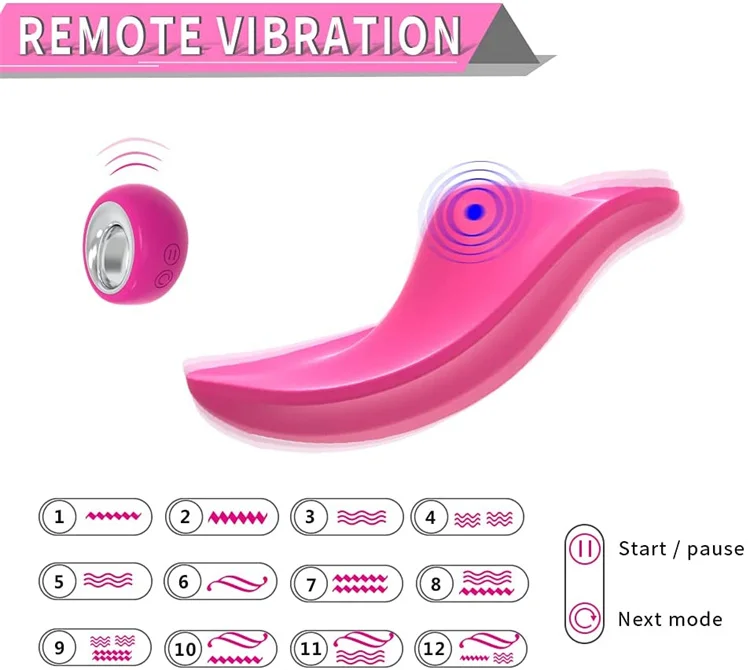 Tragbarer Slip-Vibrator aus medizinischem Silikon mit drahtlosem  Fernbedienung höschen 12 Vibrations muster Vibrierende Eier