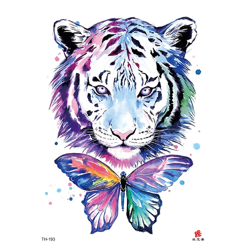 Temporary Tattoos of tiger Design Image Tattoo White tiger