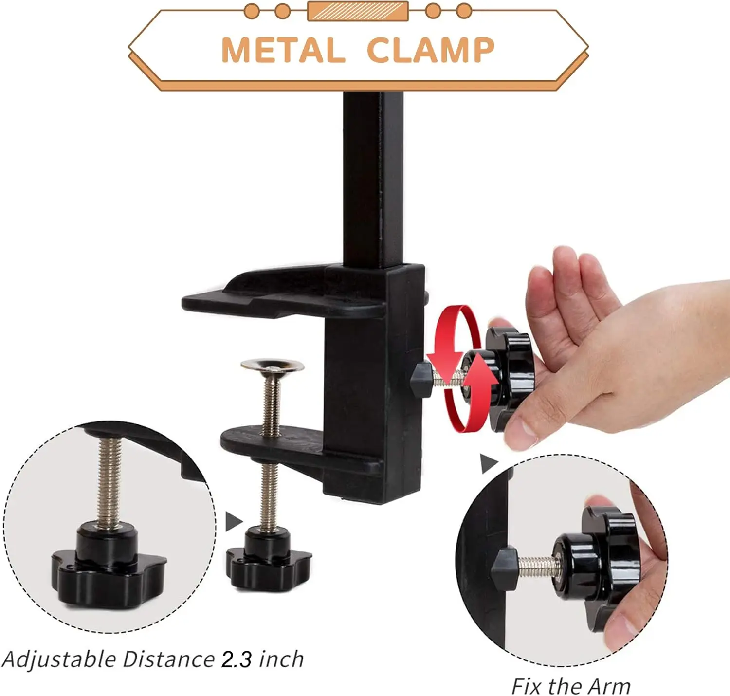Pet Grooming Table Arm with Clamp and Post Loop Noose Pet Shop No Sit Haunch Holder Grooming Restraint for Small Medium Dogs