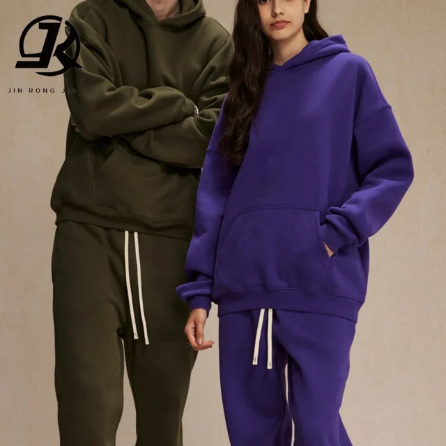 Plain Heavyweight Hoodies Sweatshirts Cotton Polyester High Quality Hoodies Cropped Custom Puff Print Hoodie Unisex