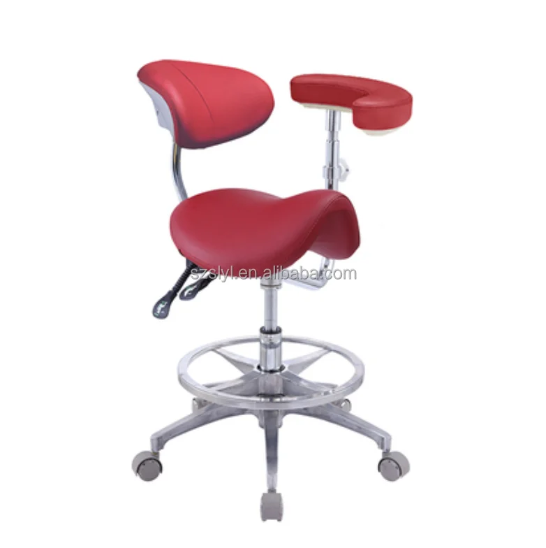 Ergonomic Dental Chair with Adjustable Backrest for Hospitals Aluminum Alloy Dental Chairs