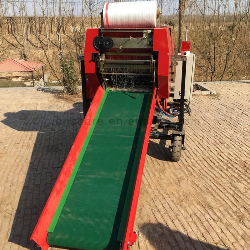 Fully Automatic Silage Packing Machine Alfalfa Hay Baler Grass Corn Stalk Packing Machine