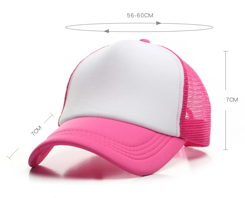 Custom logo Plain Blank Sponge Mesh Trucker Caps Adjustable Mesh Sports Baseball Hats Mesh Trucker Cap