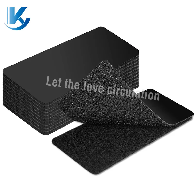 Stock Wholesale Back to Back Hook and Loop Strap Fastener Colorful Reusable Cable Ties elastic band